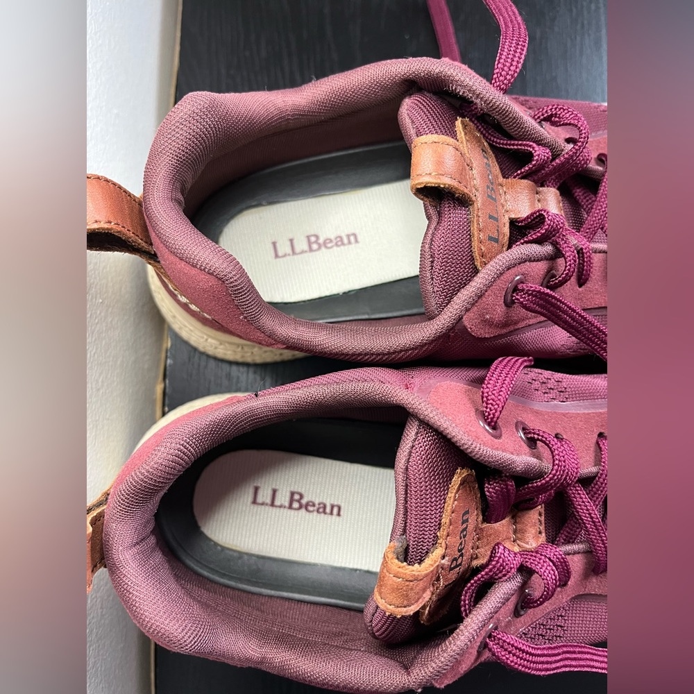 EUC LL Bean. Maroon Burgundy Stone Coast Comfort Shoe Sneakers. Size 11. - Picture 11 of 12